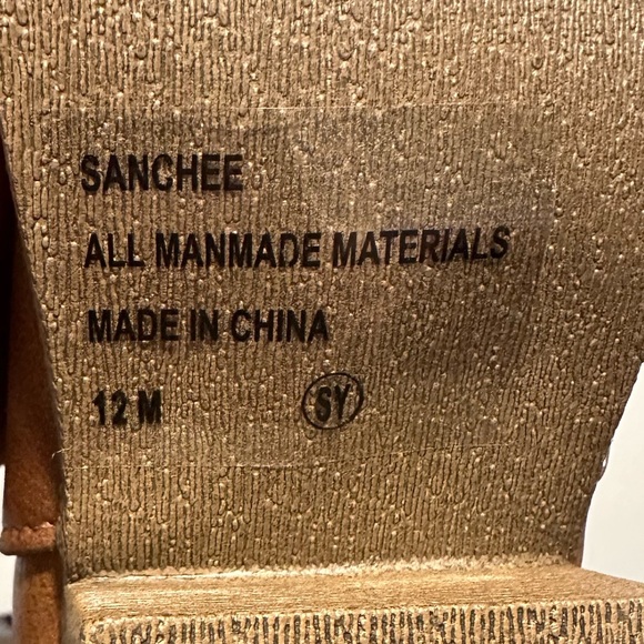 Pop Toddler/Little Girls Cognac Sanchee Block Heel Cowboy Boots NWT Various Size - Picture 2 of 10